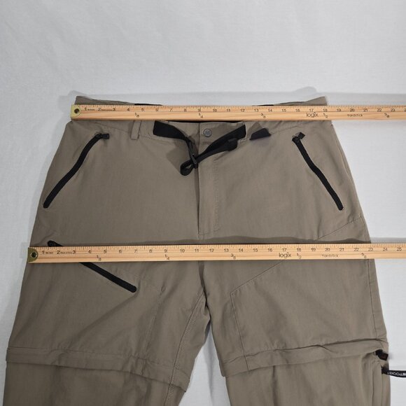 MILLET Gorpcore DRYNAMIC STRETCH Sage CONVERTIBLE Hiking Pant-Short WomenSize XL - Picture 16 of 17